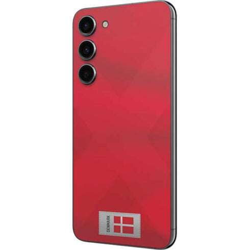 Denmark Soccer Flag Galaxy S23 Plus Skin